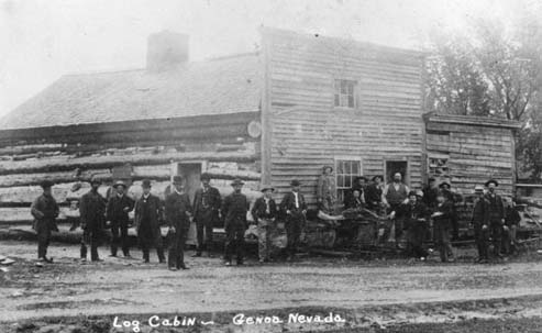 Early image of the Morman Station building 