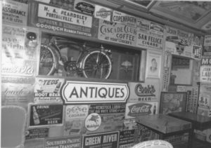 Inside wall of bar area in Sharkey’s Nugget