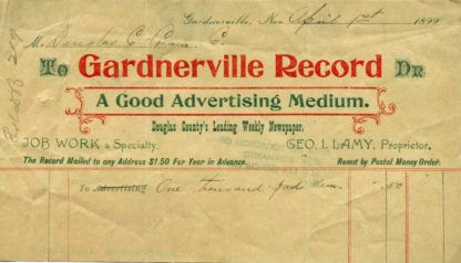 Gardnerville-Record-1899